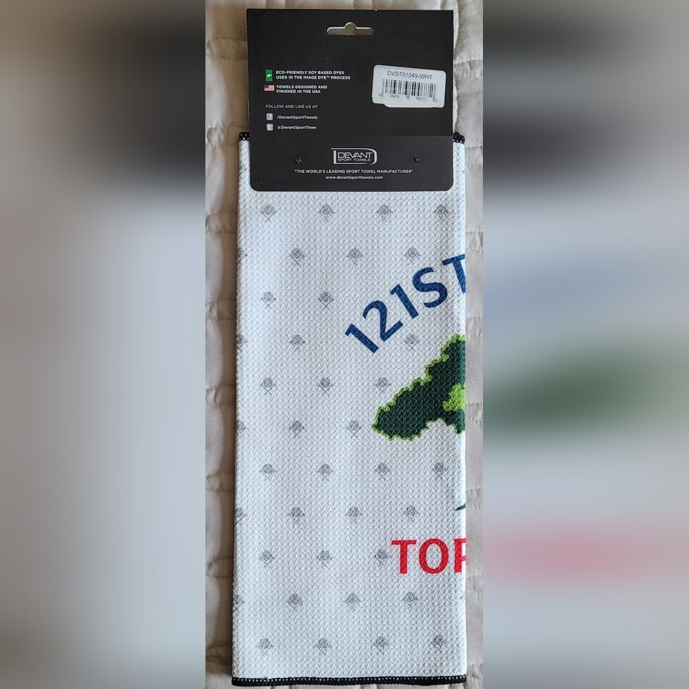 Devant Golf Sports Towel 121 US Open Torrey Pines Logo USGA Waffle Textured New - Picture 2 of 6